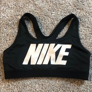 Nike logo sports bra